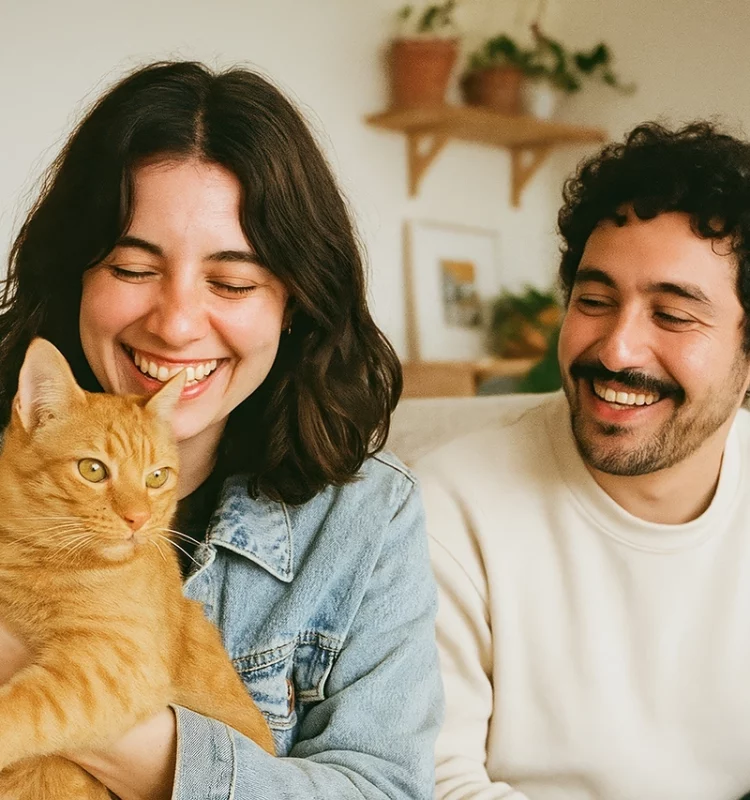 casal com pet - rotunda